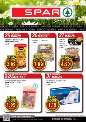 Folleto SPAR (válido hasta el 31-03)