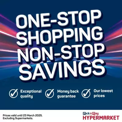 Pick n Pay Hypermarket catalogue (valid until 23-03)