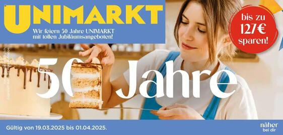 Unimarkt Flugblatt Seite 1