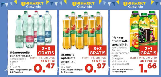 Unimarkt Flugblatt Seite 11