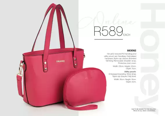 Honey Fashion Accessories catalogue (valid until 23-03)