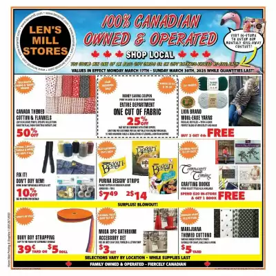 Len's Mill Stores flyer (valid until 31-03)