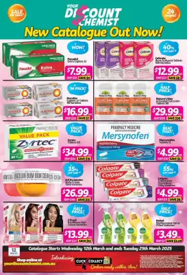 Your Discount Chemist catalogue (valid until 25-03)