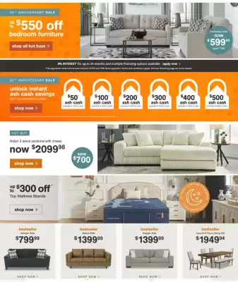 Ashley Furniture flyer (valid until 31-03)