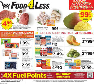 Food 4 Less Weekly Ad week 12 Page 1