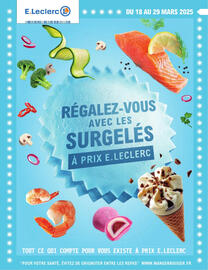 Catalogue E.Leclerc | Régalez-vous avec les surgelés page 1