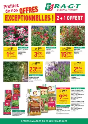 Catalogue RAGT Jardin & Maison (valable jusqu'au 22-03)