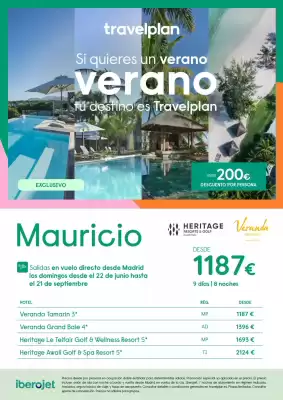 Folleto Travelplan (válido hasta el 21-09)