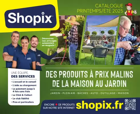 Catalogue Shopix (valable jusqu'au 31-08)