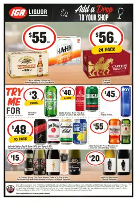 IGA Liquor catalogue (valid until 25-03)