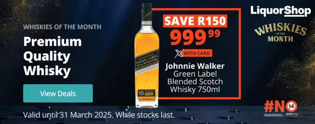 Checkers Liquor Shop catalogue (valid until 31-03)