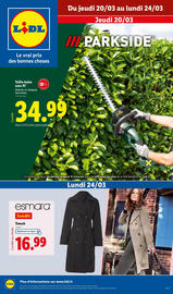 Catalogue Lidl page 1