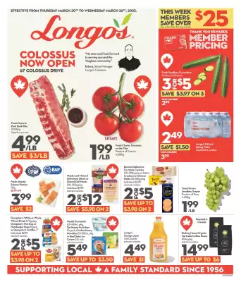 Longo's flyer (valid until 26-03)