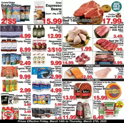 Concord Food Centre & Oak Ridges Food Market flyer (valid until 27-03)