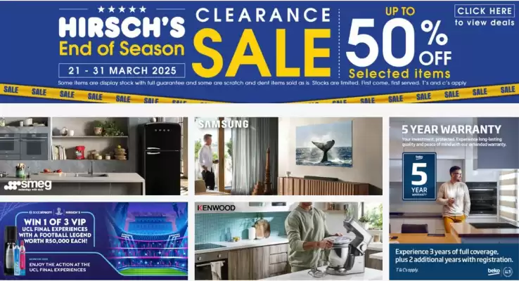 Hirsch's catalogue (valid until 25-03)