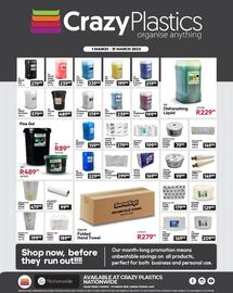 Crazy Plastics catalogue Page 1