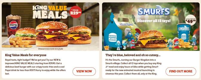 Burger King catalogue week 12 Page 1