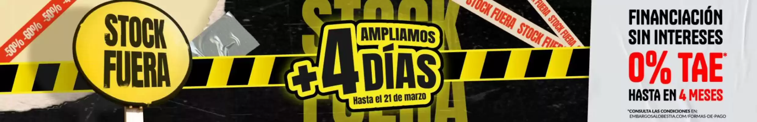 Folleto Embargos a lo bestia (válido hasta el 25-03)