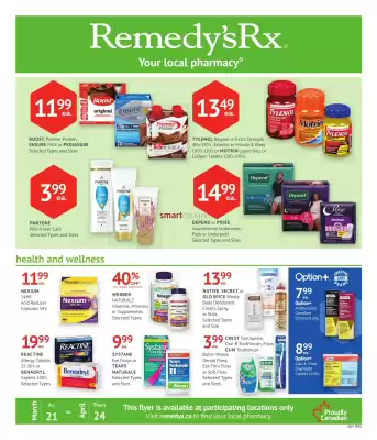 Remedy's RX flyer (valid until 24-04)