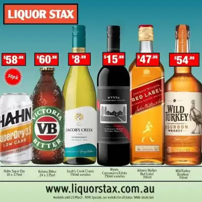 Liquor Stax catalogue (valid until 23-03)