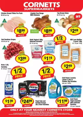 CORNETTS catalogue (valid until 25-03)