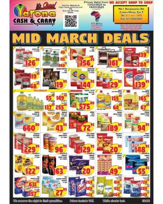 Yarona Cash & Carry catalogue (valid until 19-03)