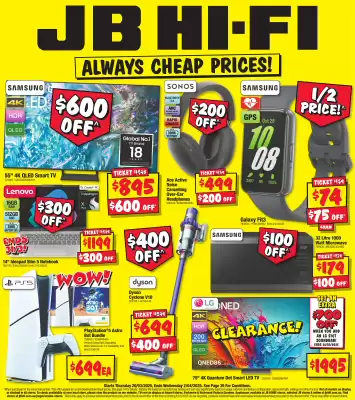 JB Hi-Fi catalogue (valid until 2-04)