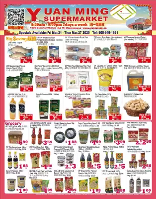 Yuan Ming Supermarket flyer (valid until 26-03)