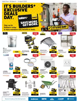 Builders Warehouse catalogue (valid until 14-04)