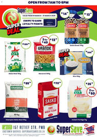 Super Save catalogue Page 1