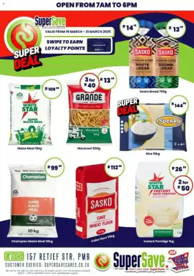 Super Save catalogue (valid until 31-03)