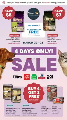 Tisol Pet Nutrition And Supply Stores flyer (valid until 26-03)