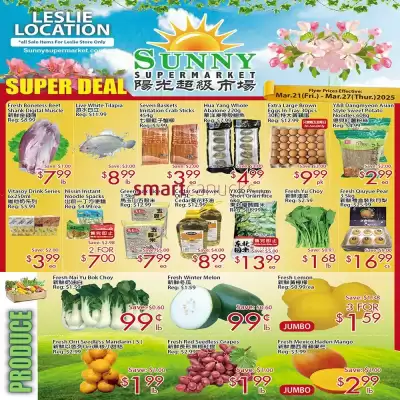 Sunny Food Mart flyer (valid until 26-03)