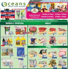 Oceans Fresh Food Market flyer week 12 Page 1