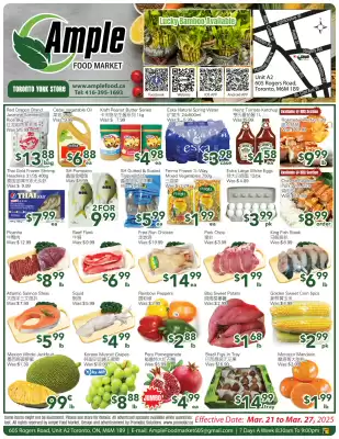 Ample Food Market flyer (valid until 27-03)