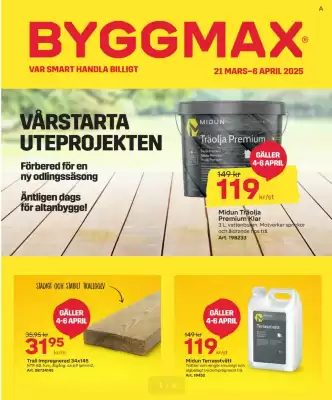 Byggmax reklamblad (giltig till och med 6-04)