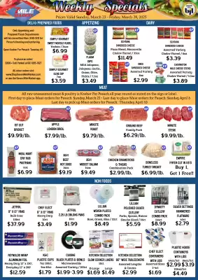 Seven Mile Market ad (valid until 28-03)