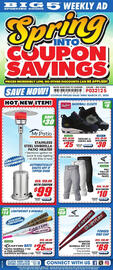 Big 5 Weekly Ad week 12 Page 1