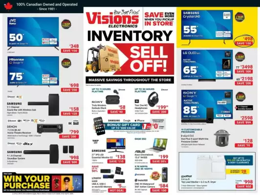 Visions Electronics flyer (valid until 27-03)