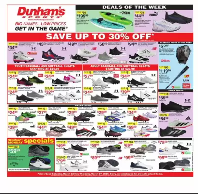 Dunham's Sports Weekly Ad (valid until 27-03)