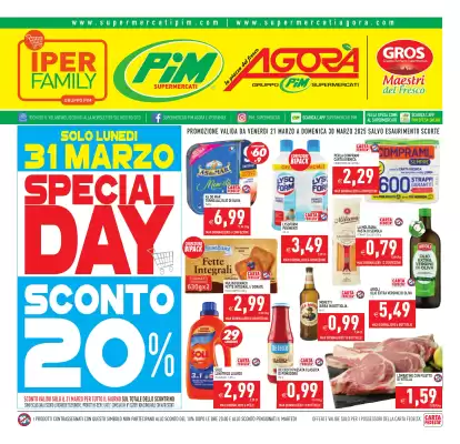 Volantino Supermercati Agorà (valido fino al 30-03)