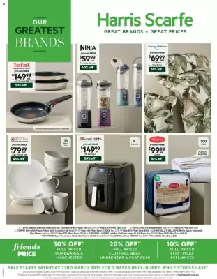 Harris Scarfe catalogue (valid until 4-04)