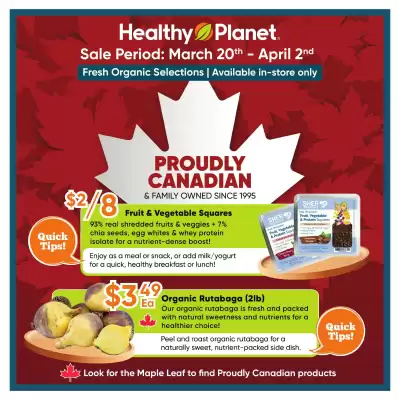 Healthy Planet flyer (valid until 27-03)