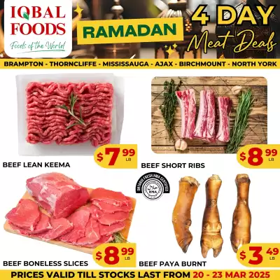 Iqbal Foods flyer (valid until 27-03)