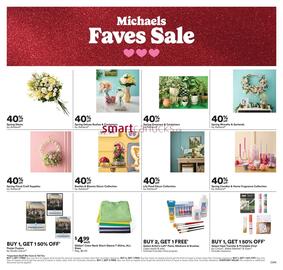 Michaels flyer week 12 Page 1