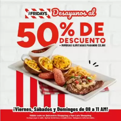 Catálogo TGI Fridays (válido hasta 31-03)