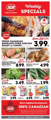 Market Place IGA flyer (valid until 27-03)