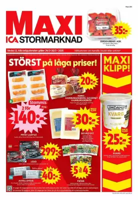 ICA Maxi reklamblad (giltig till och med 29-03)