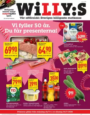 Willys reklamblad (giltig till och med 30-03)