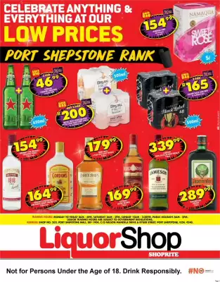 Liquor Shop catalogue (valid until 5-04)